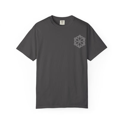 Boho Mandala T-Shirt, Unisex, Garment-Dyed, Soft Cotton, Casual Wear, Festival Style, Gifts for Her