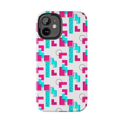 Retro Geometric Vibes - Phone Case