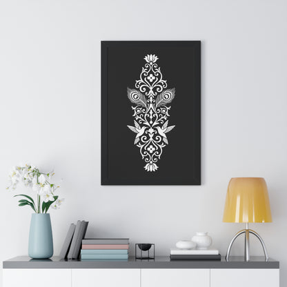 Hummingbird Soulmates - Framed Poster