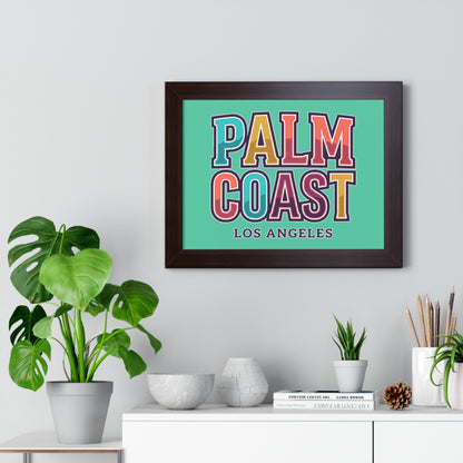 Palm Coast - Los Angeles - Framed Poster