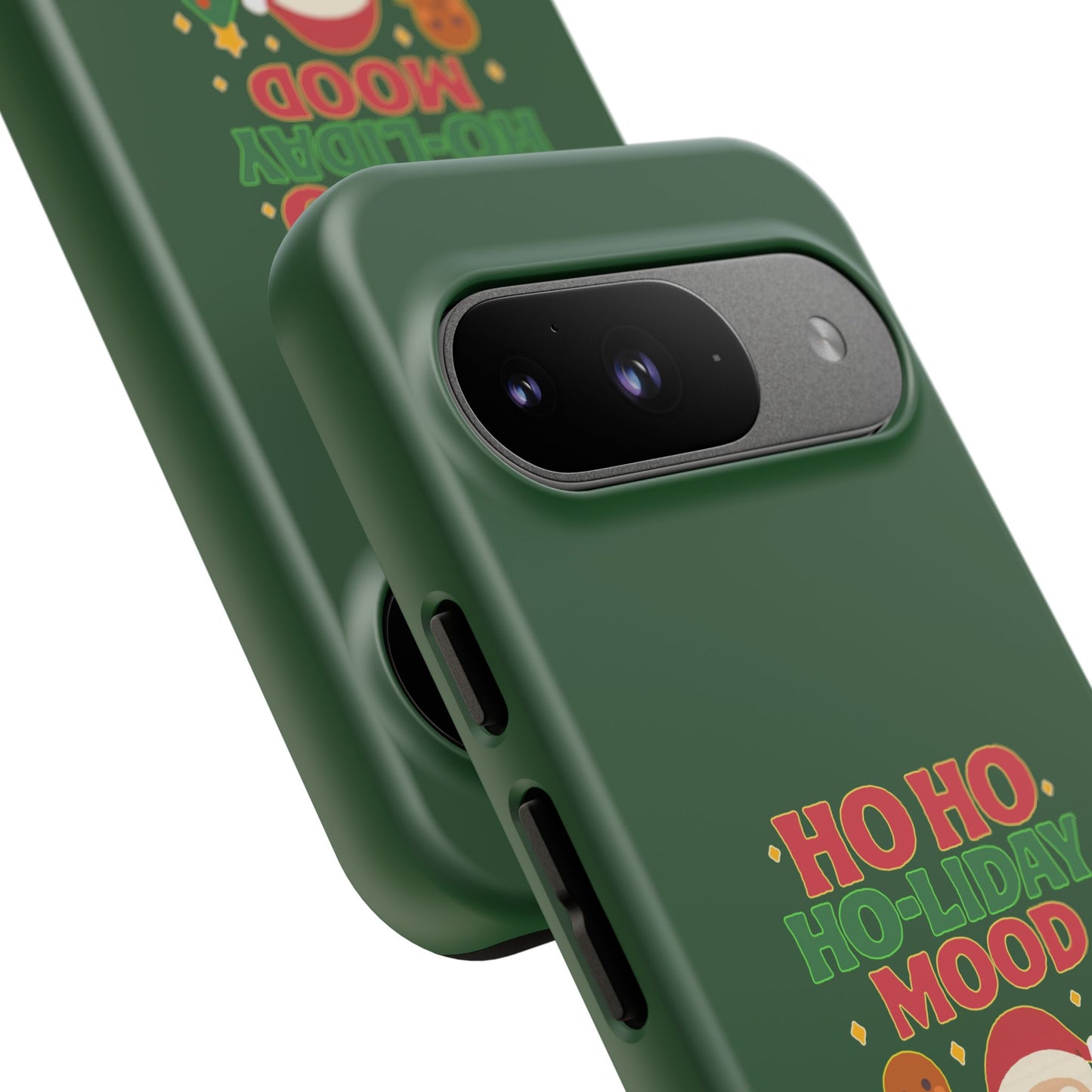 Christmas Phone Case, Ho Ho Ho-liday Mood, Festive Phone Cover, Santa Christmas Accessory, Holiday Gift, Winter Vibes
