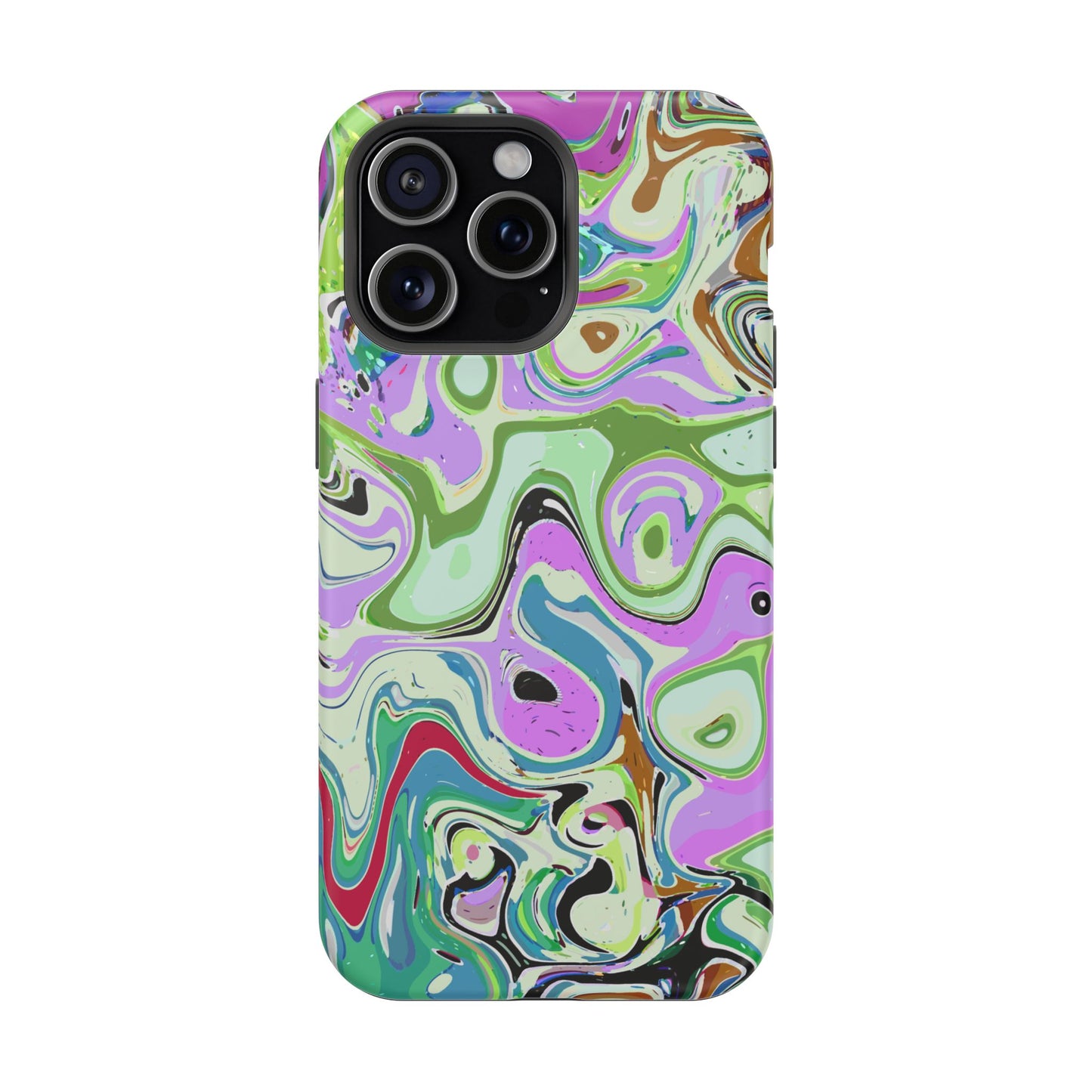 Vibrant Multi‑Color Swirl - Magnetic Phone Case