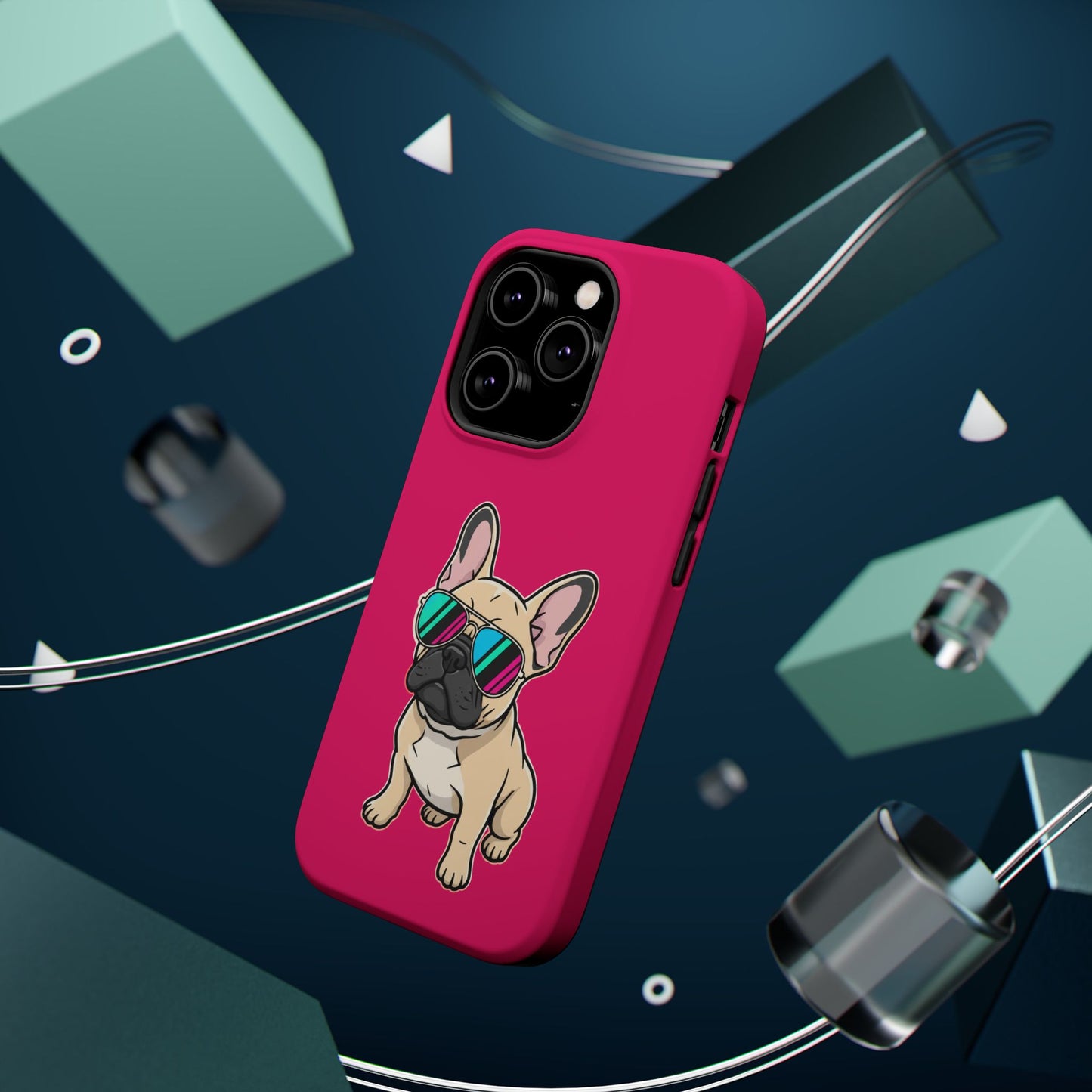 French Bulldog with Sunglasses - Magnetic Phone Case