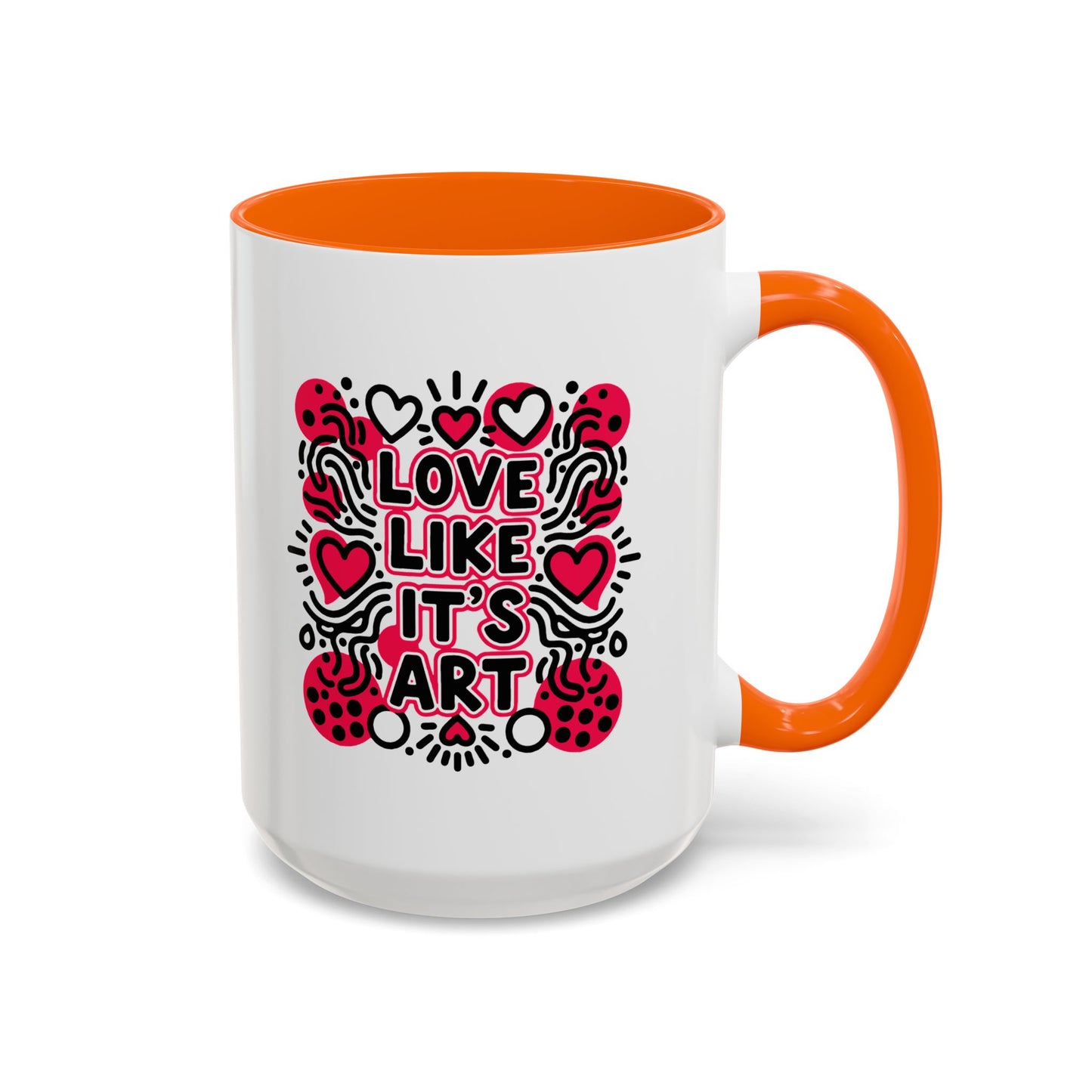 Love Like It’s Art - Color Accent Mug