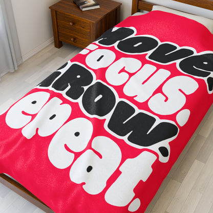 Move. Focus. Grow. Repeat. - Blanket