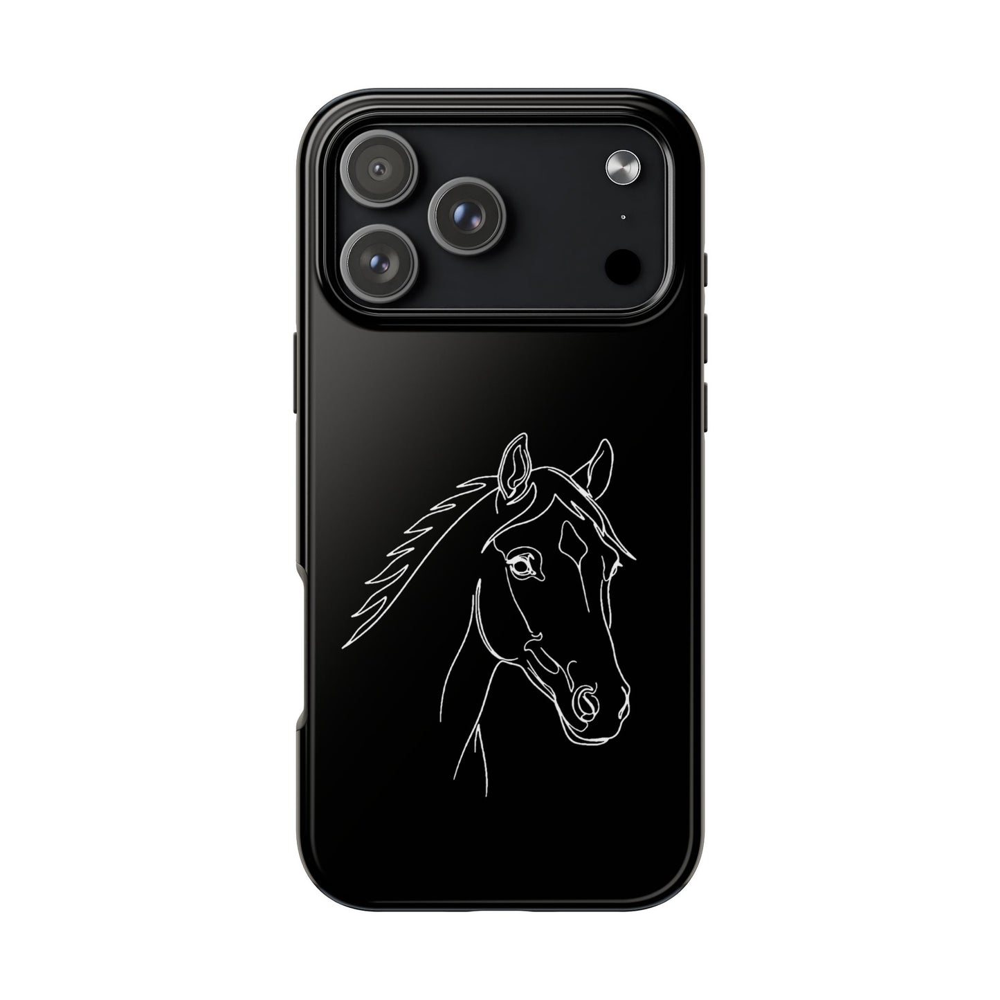 Horse Portrait Sketch - Phone Case