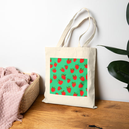 Strawberry Pattern - Tote Bag