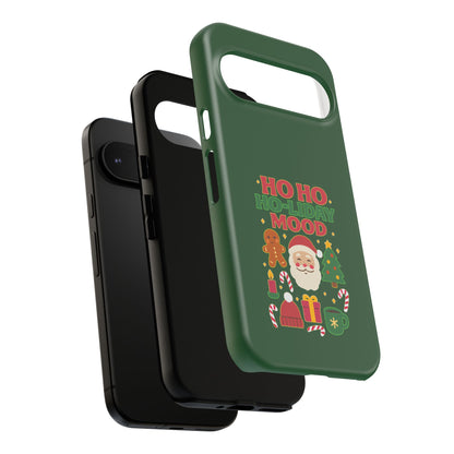 Christmas Phone Case, Ho Ho Ho-liday Mood, Festive Phone Cover, Santa Christmas Accessory, Holiday Gift, Winter Vibes
