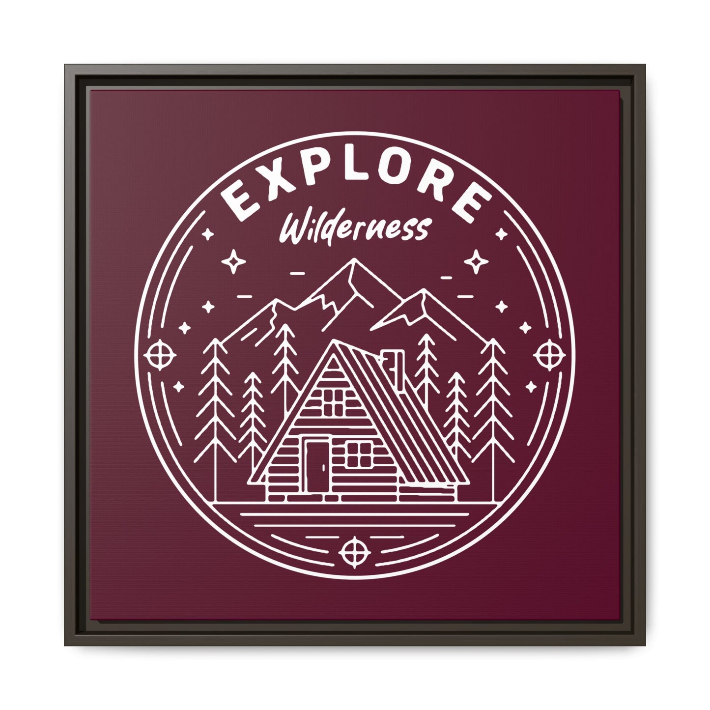 Explore Wilderness - Framed Canvas