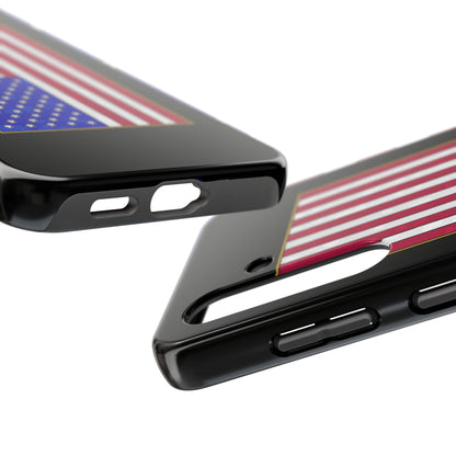 New Glory American Flag (Gold Edge Edition) - Phone Case