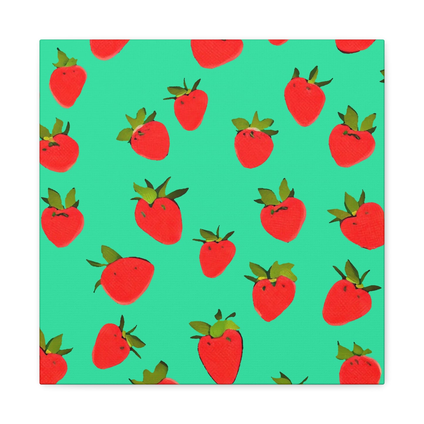 Strawberry Pattern - Canvas