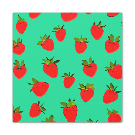 Strawberry Pattern - Canvas