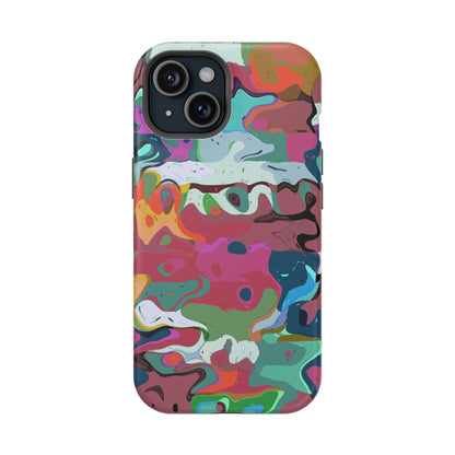 Colorful Abstract Marble - Magnetic Phone Case