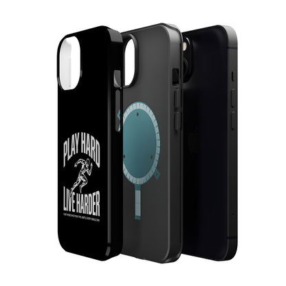 Play Hard / Live Harder - Magnetic Phone Case