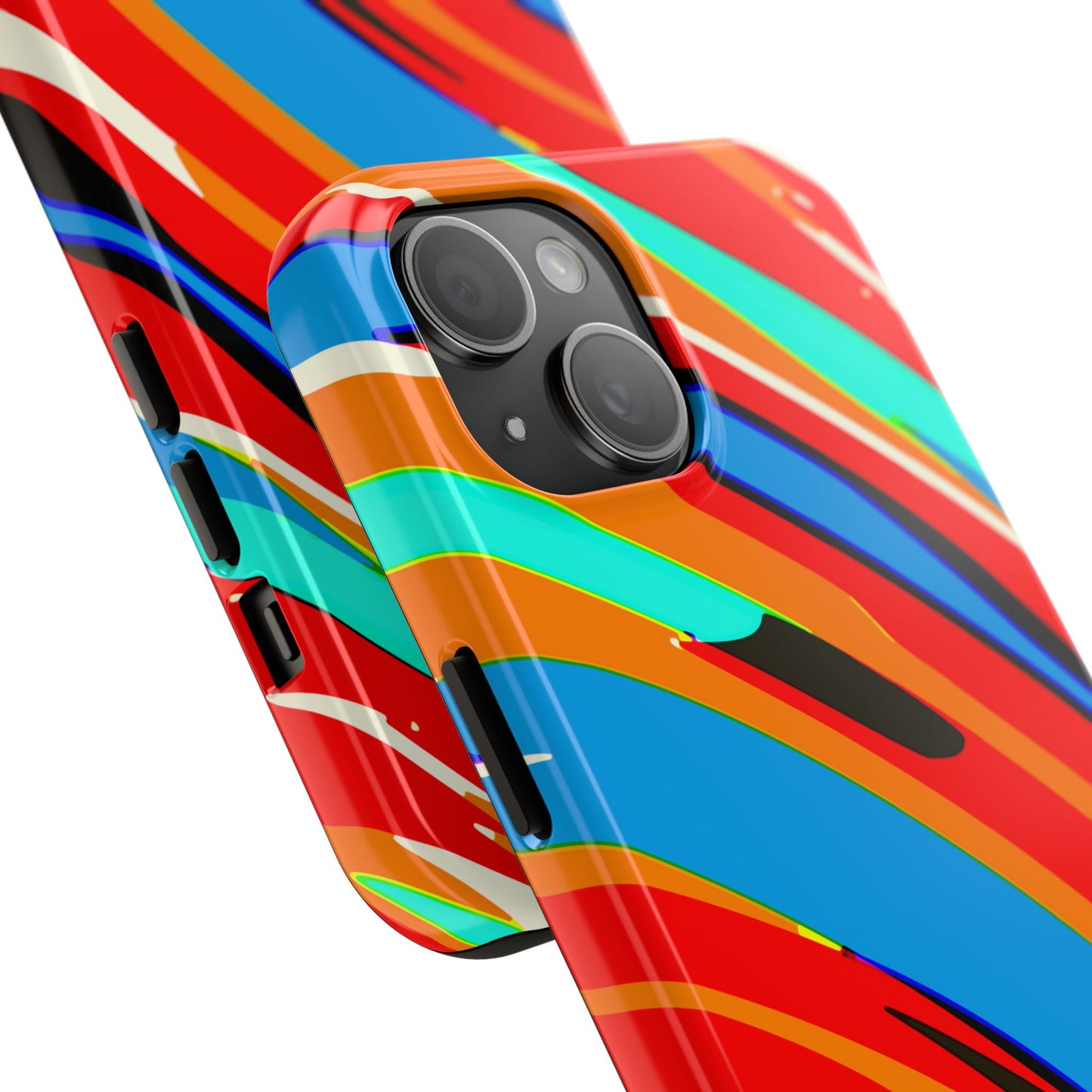 Abstract Rainbow Swirl Arc - Phone Case