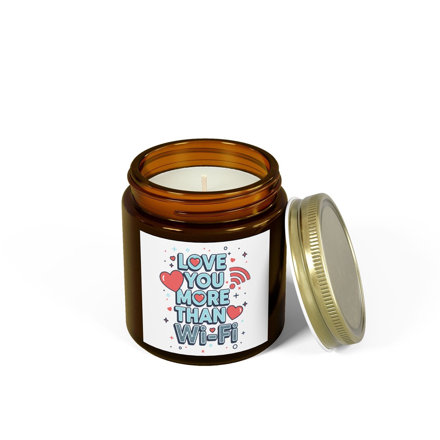 Love You More Than Wi‑Fi - Scented Candle