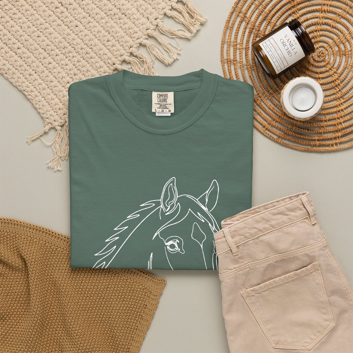 Horse Portrait Sketch - T‑Shirt