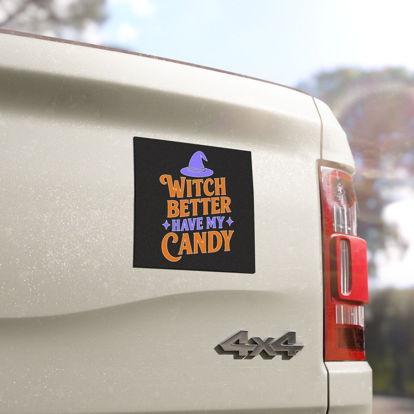 Halloween Car Magnet, Witch Better Have My Candy, Funny Car Decor, Seasonal Car Accessories, Halloween Gifts, Witch-themed Decor
