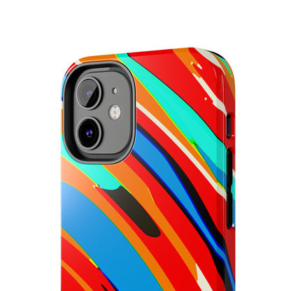 Abstract Rainbow Swirl Arc - Phone Case