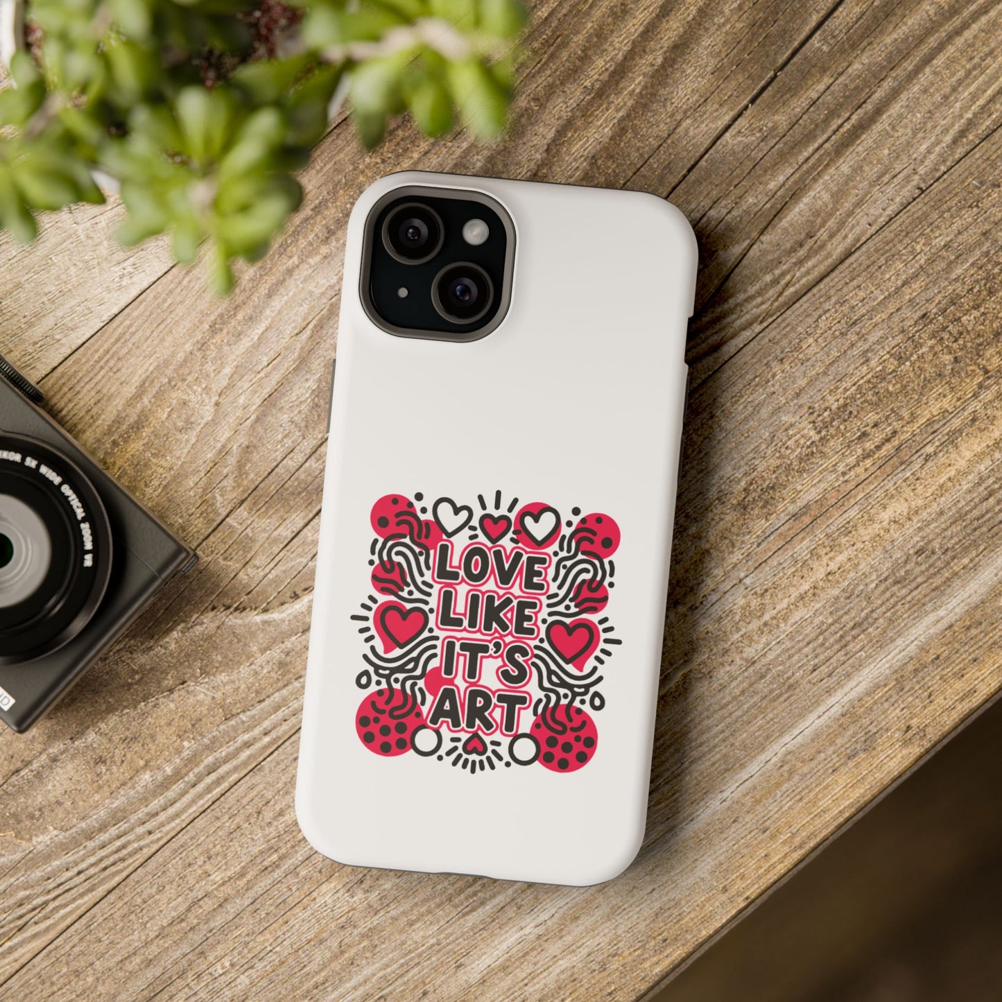 Love Like It's Art - Magnetic Phone Case