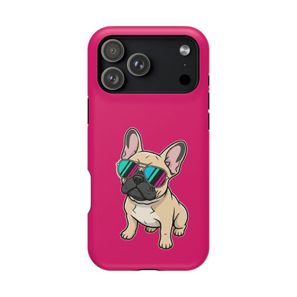 French Bulldog with Sunglasses - Magnetic Phone Case