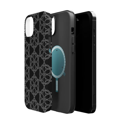 Geometric Sacred Flower - Magnetic Phone Case