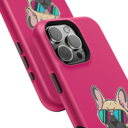 French Bulldog with Sunglasses - Magnetic Phone Case
