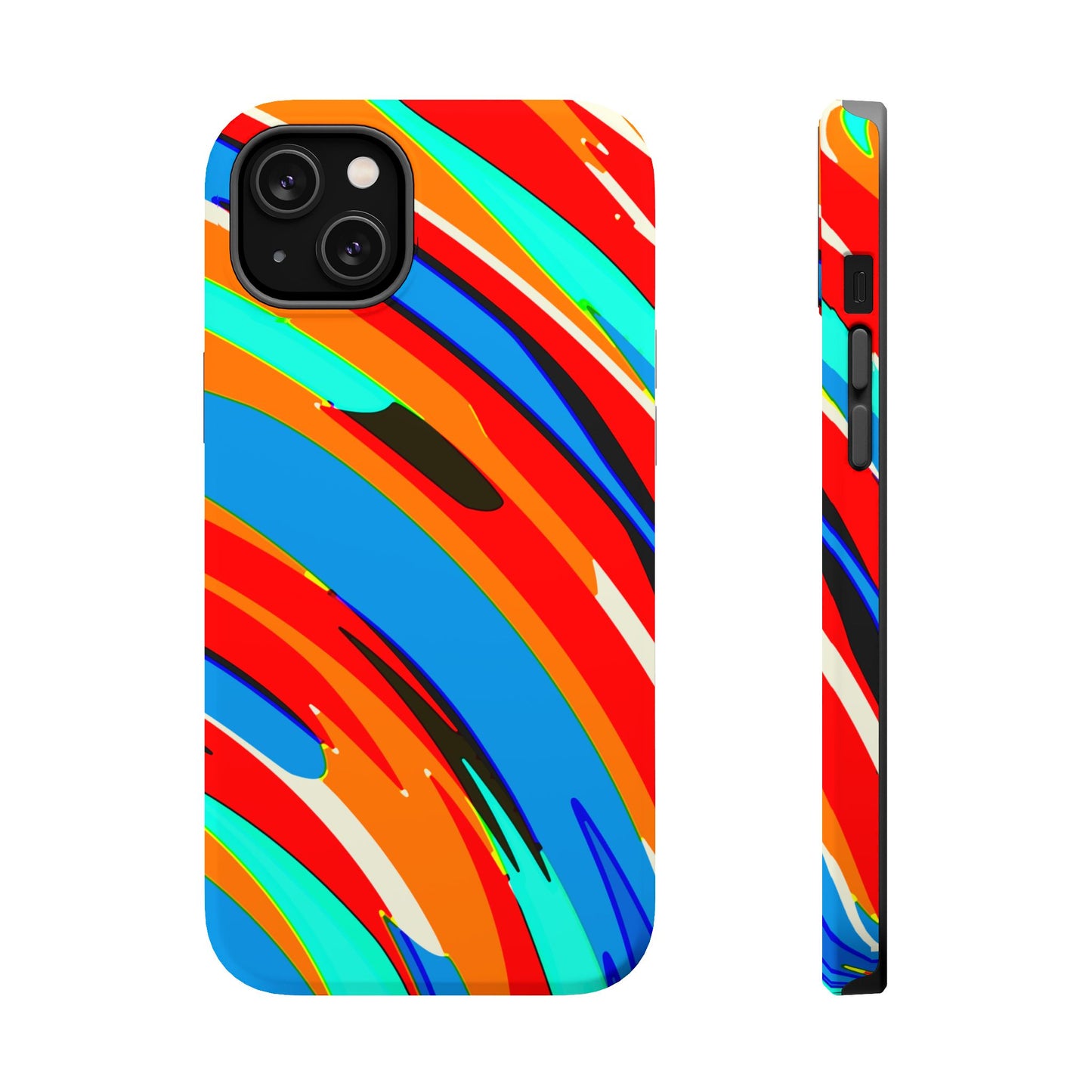Abstract Rainbow Swirl Arc - Magnetic Phone Case