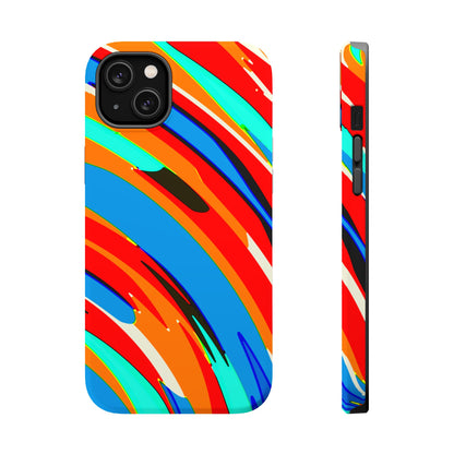 Abstract Rainbow Swirl Arc - Magnetic Phone Case