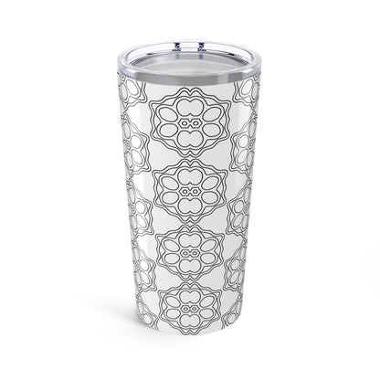 Stylish 20oz Floral Pattern Tumbler, Travel Mug for Coffee & Tea Lovers, Perfect Gift for Birthdays, Weddings, and Everyday Use