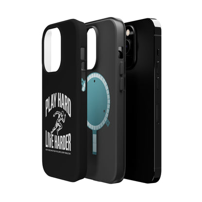 Play Hard / Live Harder - Magnetic Phone Case