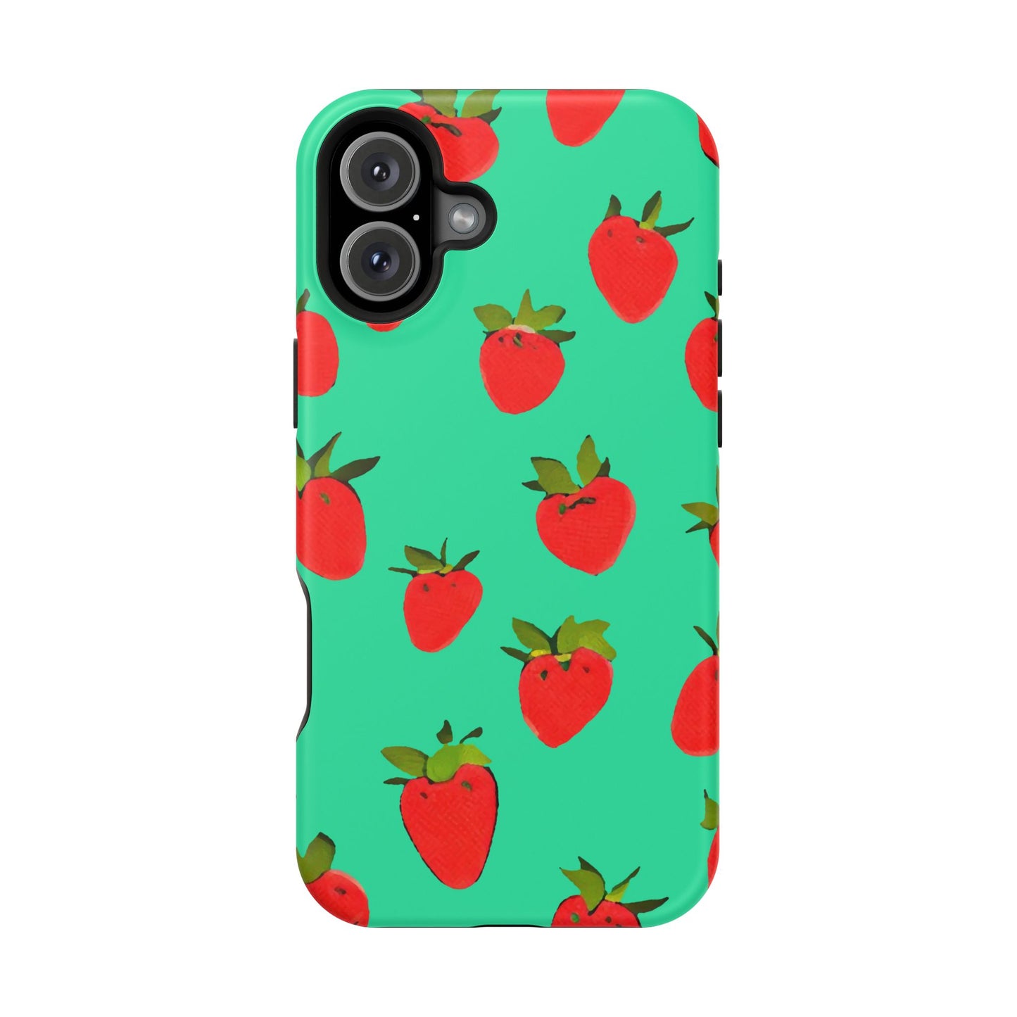 Strawberry Pattern - Magnetic Phone Case
