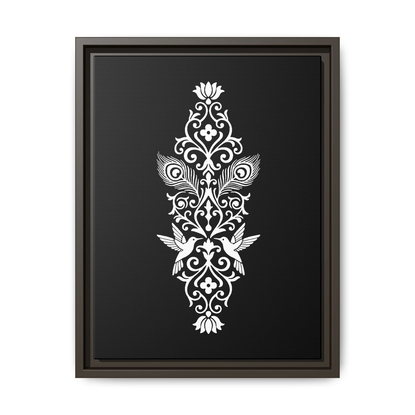 Hummingbird Soulmates - Framed Canvas
