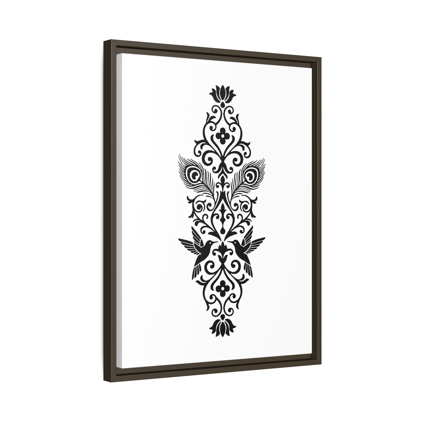 Hummingbird Soulmates - Framed Canvas