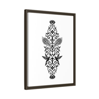 Hummingbird Soulmates - Framed Canvas