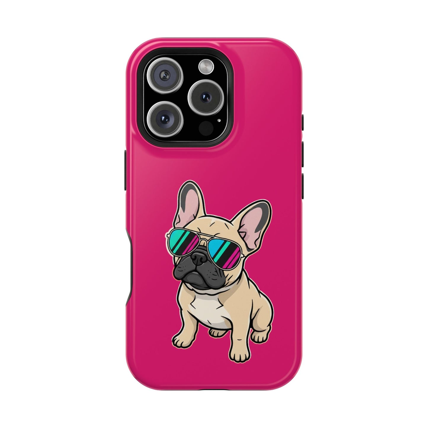French Bulldog with Sunglasses - Magnetic Phone Case