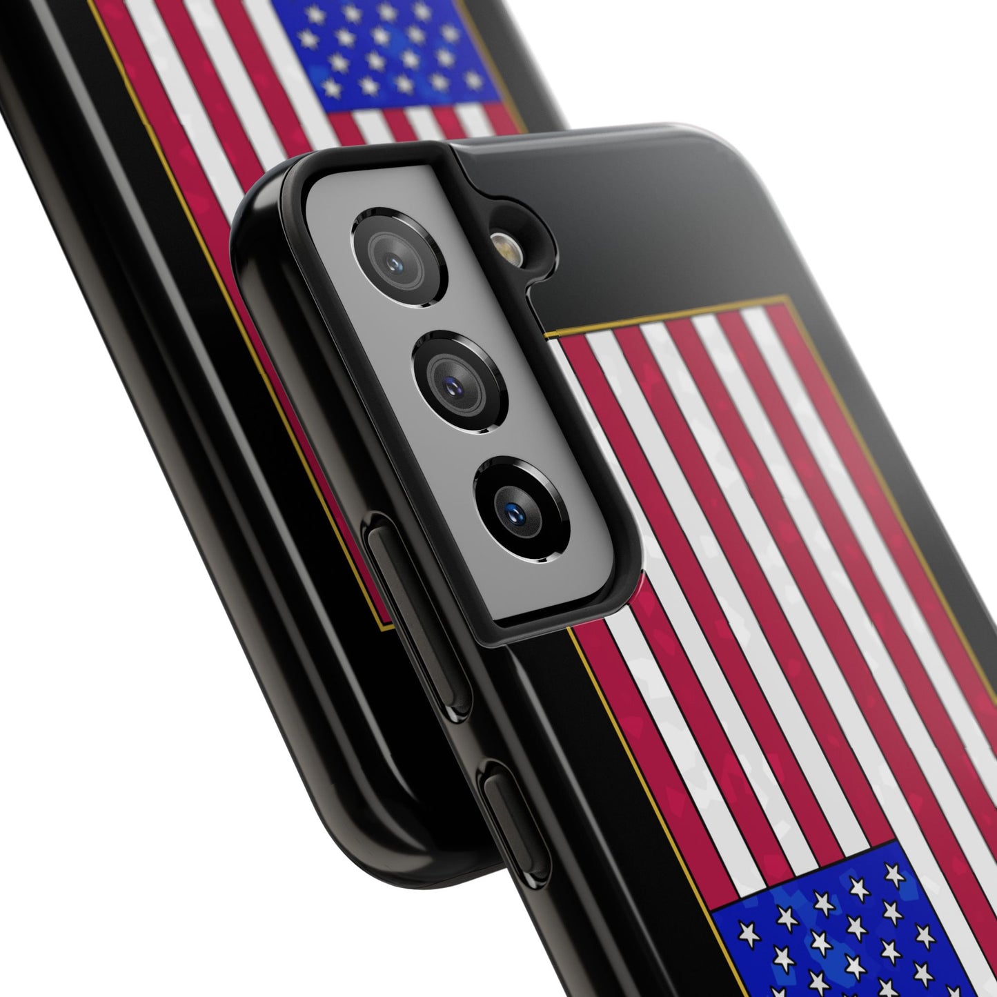New Glory American Flag (Gold Edge Edition) - Phone Case