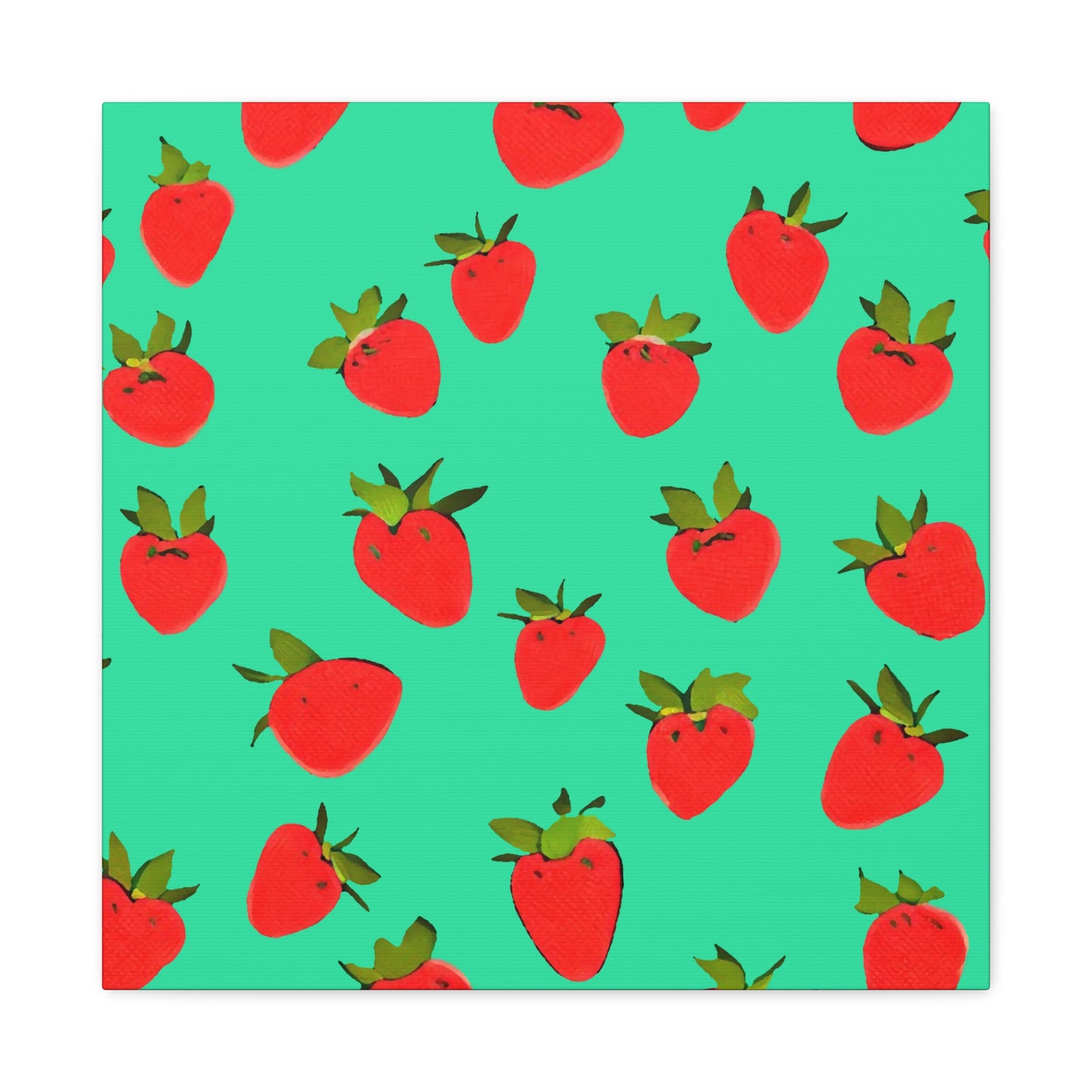 Strawberry Pattern - Canvas