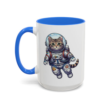 Astronaut Cat - Colorful Mug