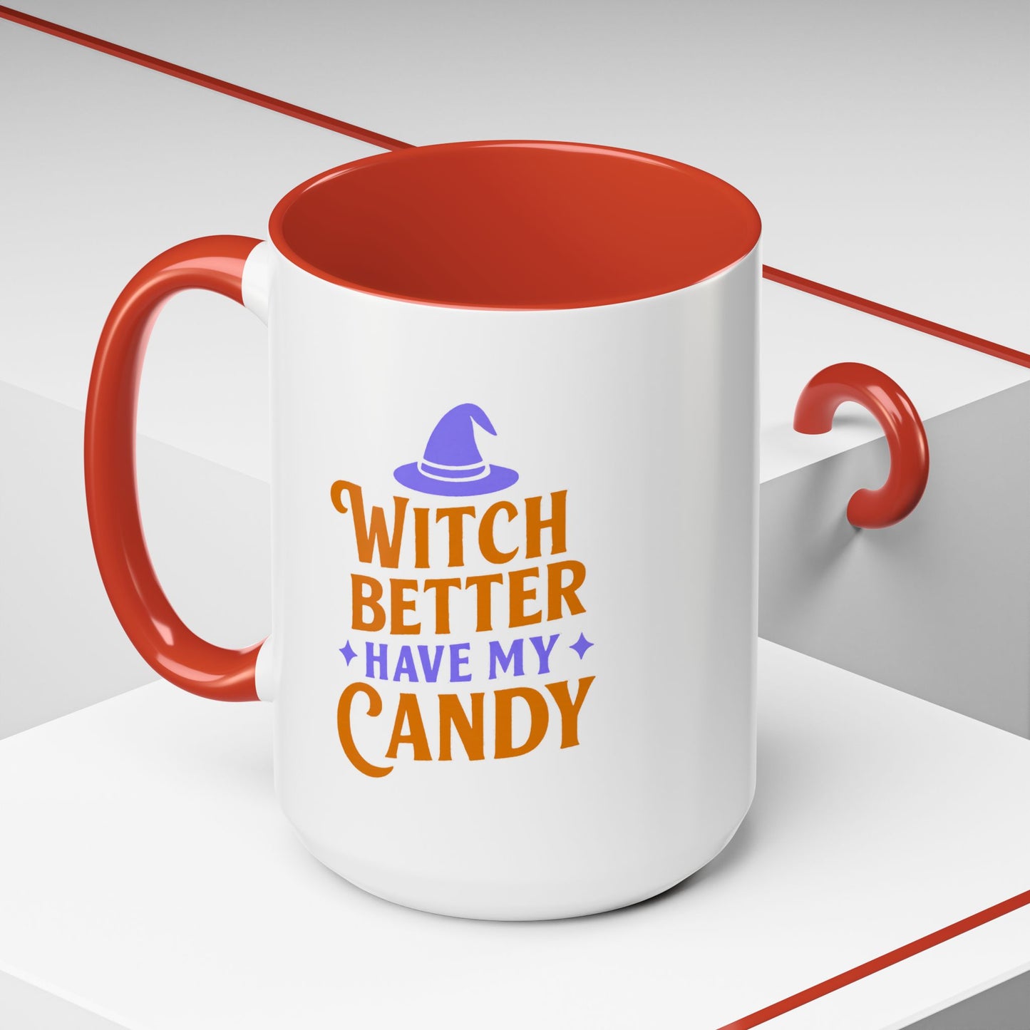 Witch-Themed Coffee Mug, Halloween decor, Gift for witches, Candy lover's mug, Spooky season drinkware, 11oz, 15oz options