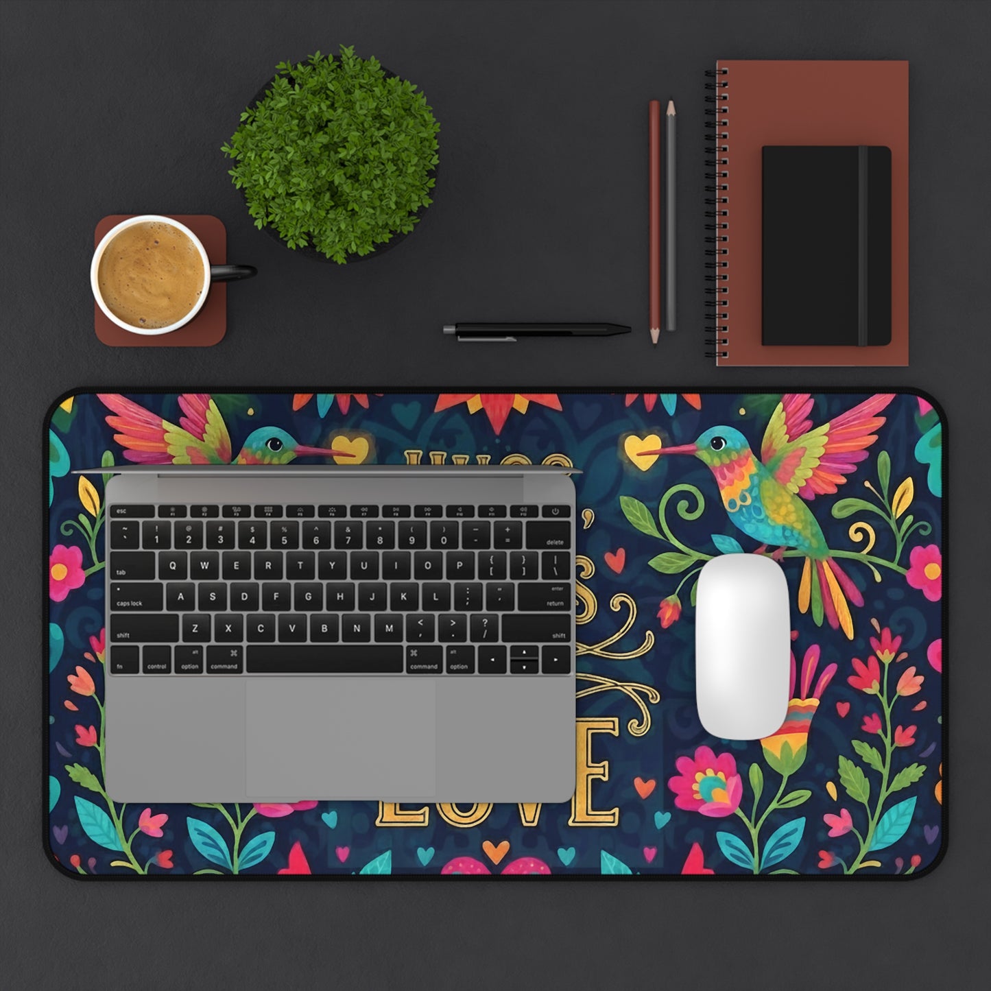 Hugs, Kisses & Love - Desk Mat