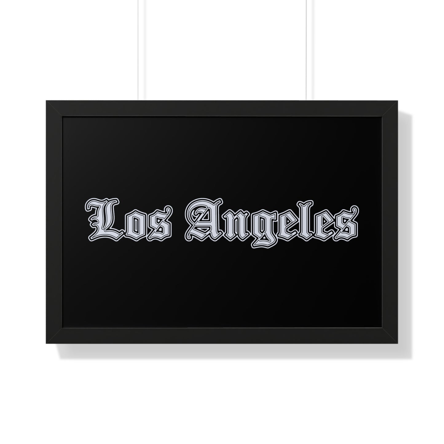Los Angeles - Silver Edition - Framed Poster