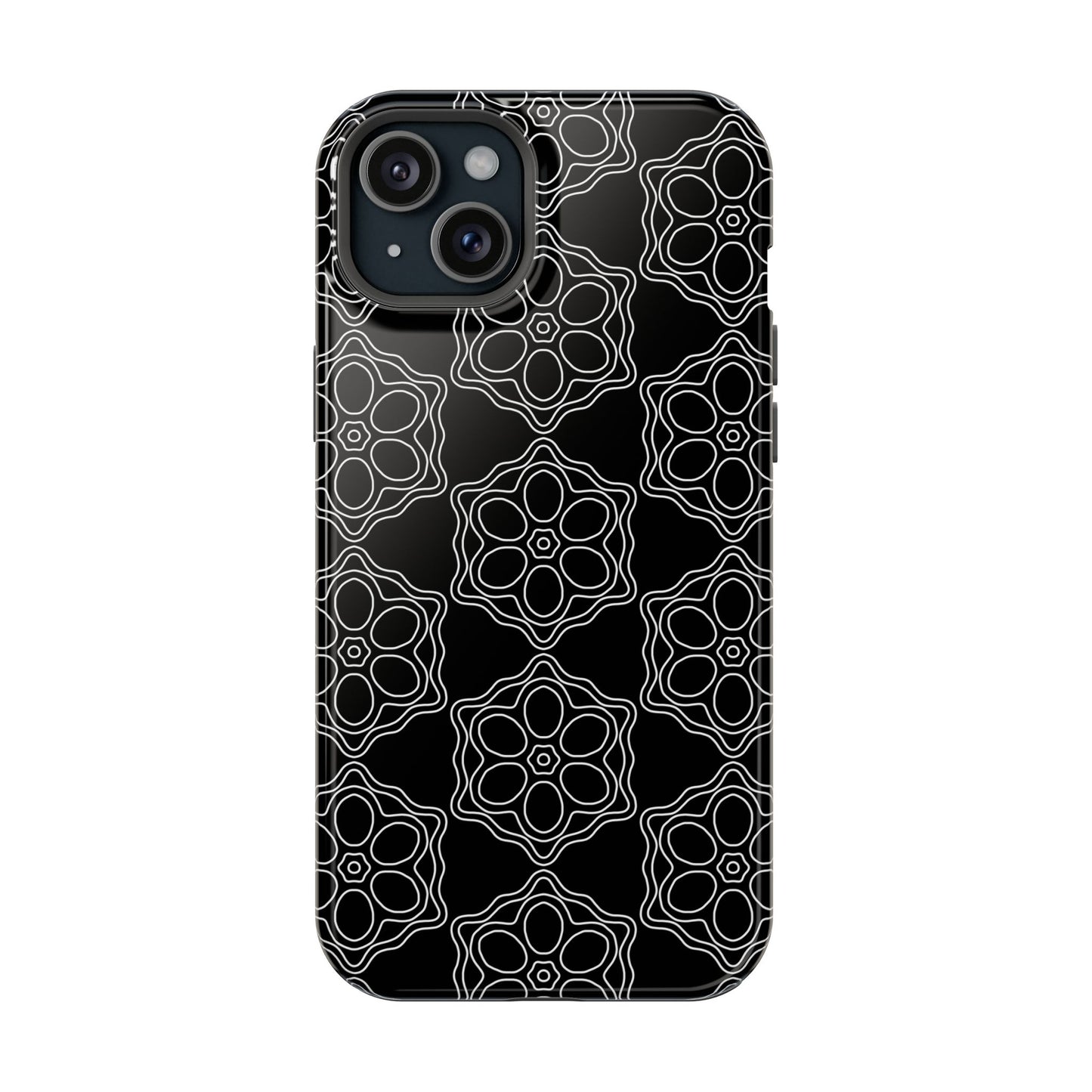 Geometric Sacred Flower - Magnetic Phone Case