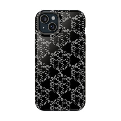 Geometric Sacred Flower - Magnetic Phone Case