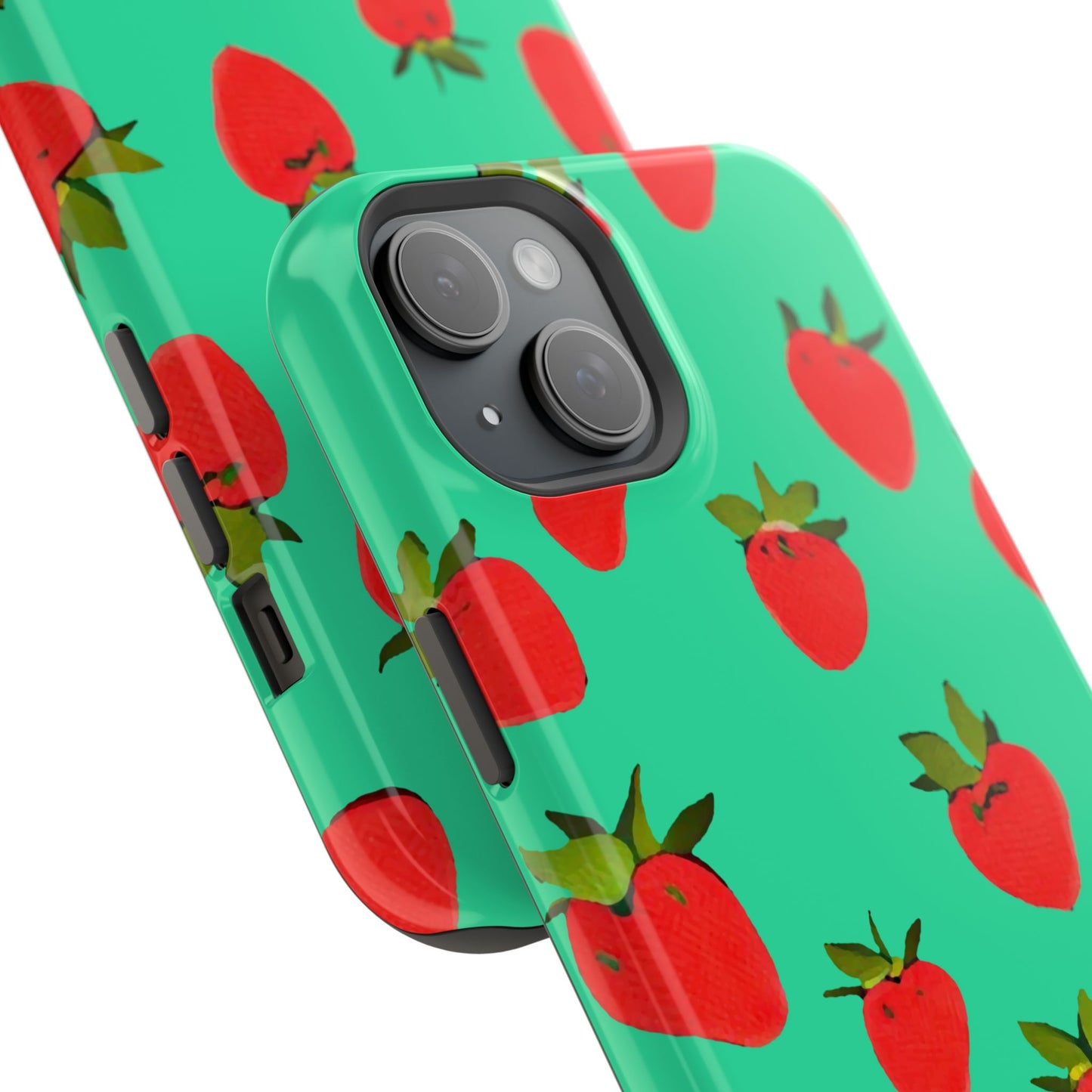 Strawberry Pattern - Magnetic Phone Case