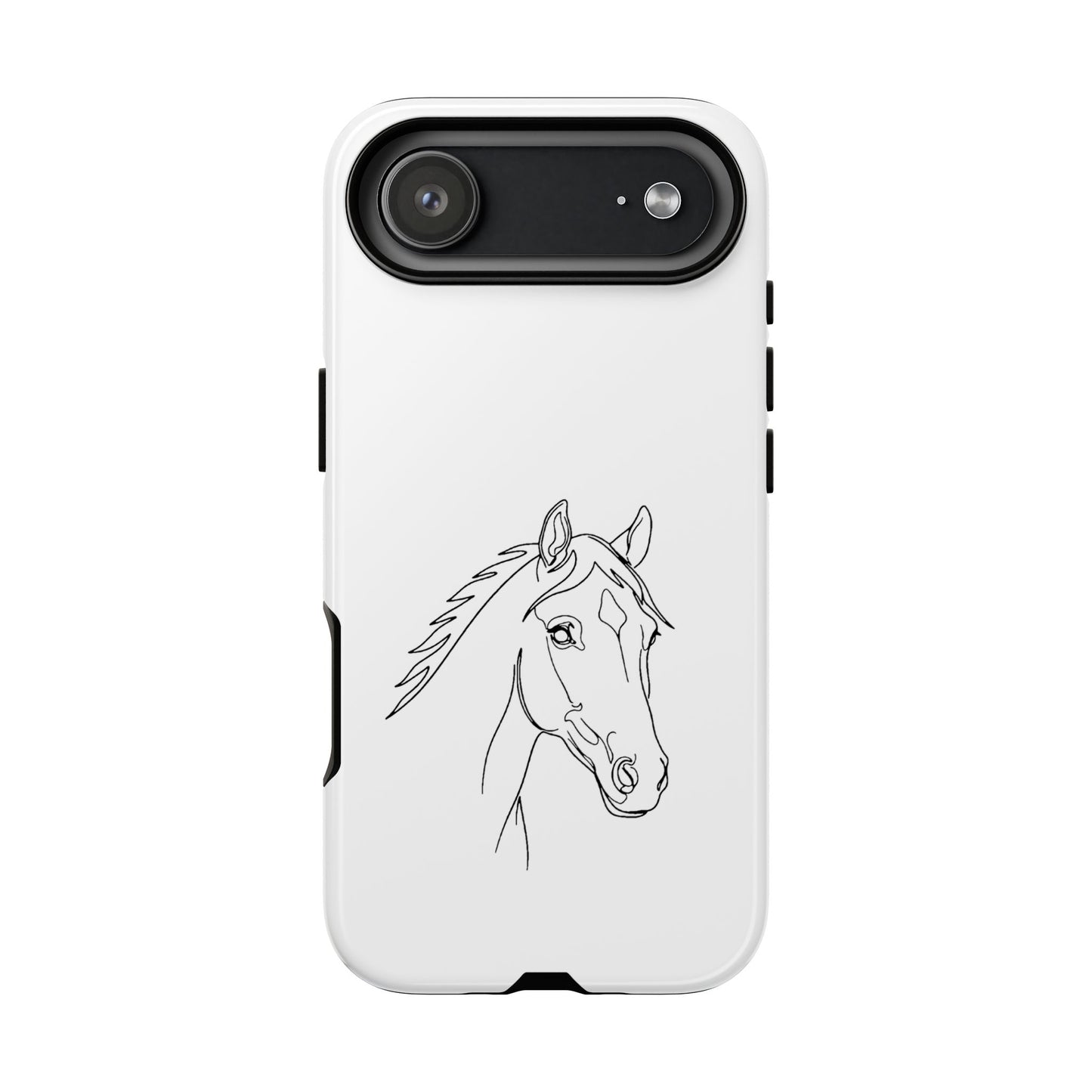 Horse Portrait Sketch - Tough Phone Case