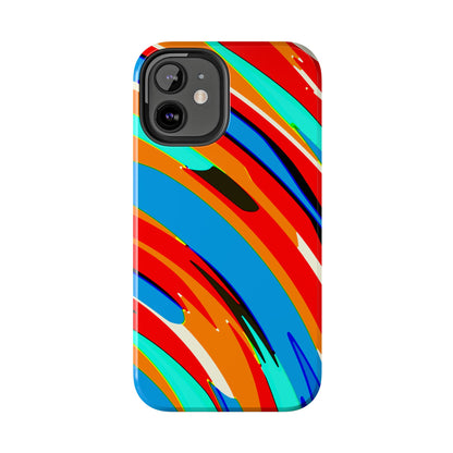 Abstract Rainbow Swirl Arc - Phone Case