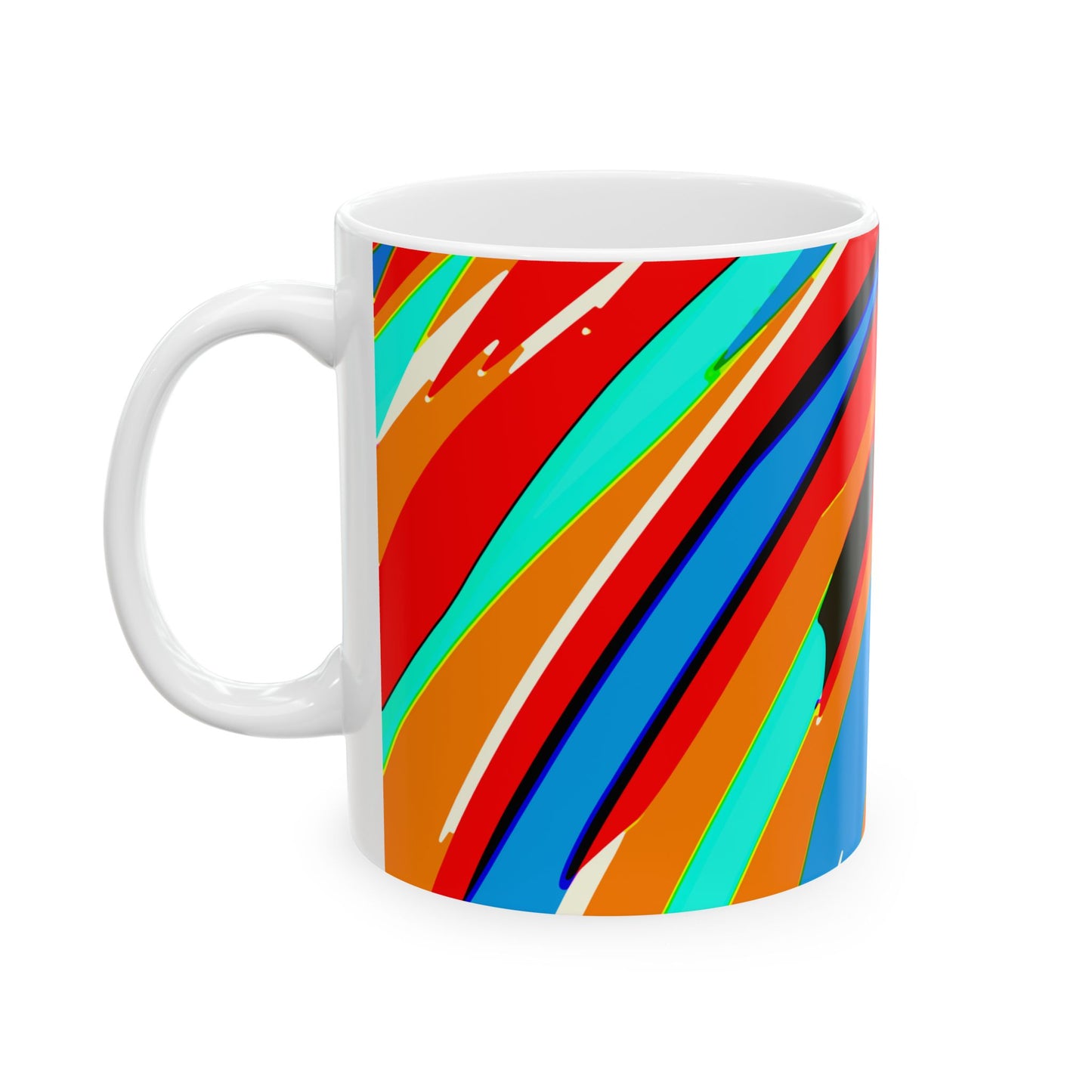 Abstract Rainbow Swirl Arc - Mug