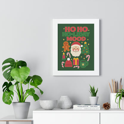 Ho Ho Ho-liday Mood - Framed Poster