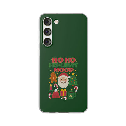 Festive Phone Case with Holiday Cheer, Christmas Gift, Winter Vibes, Ho Ho Ho Design, Cute Holiday Accessory